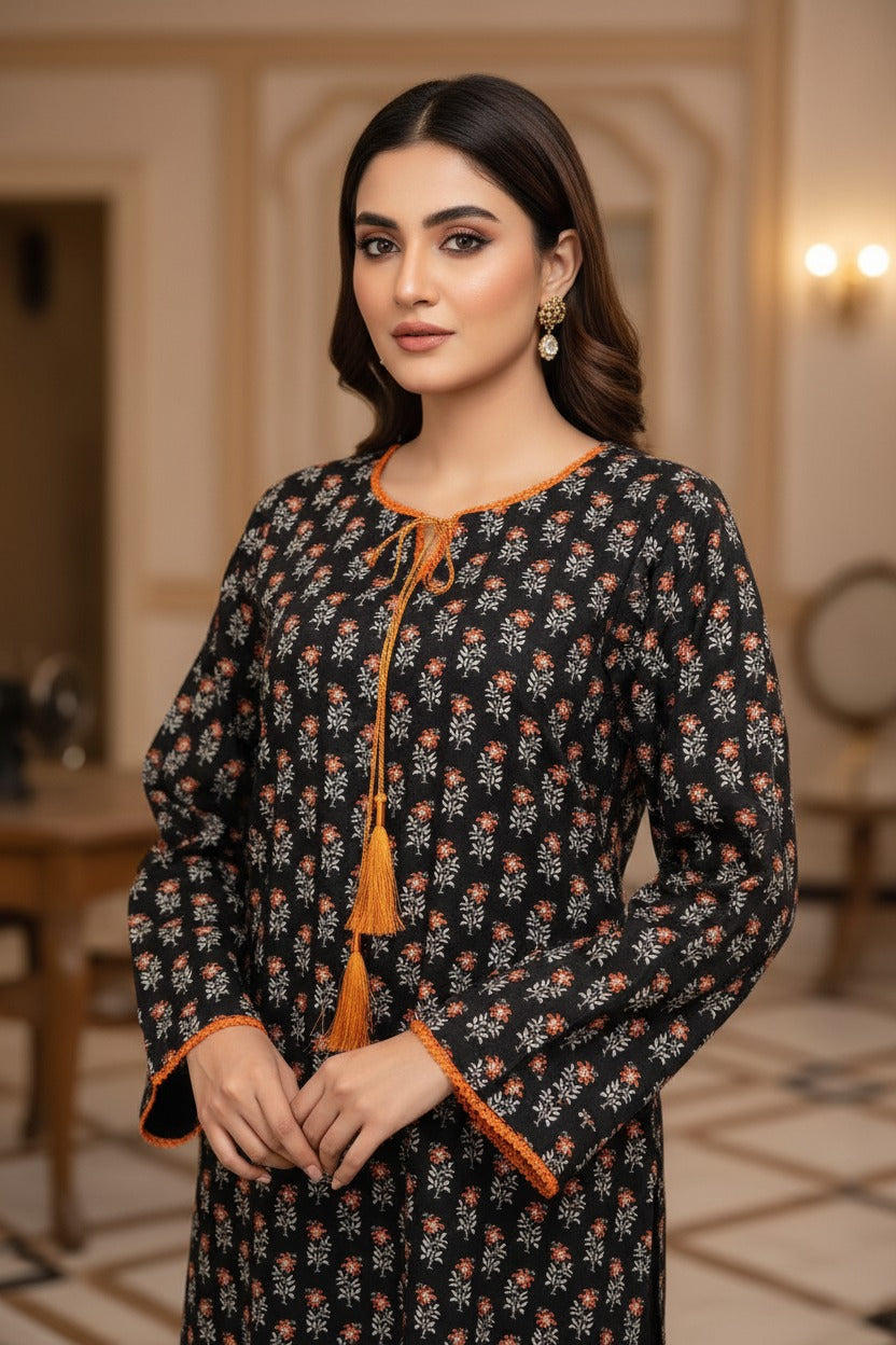 Elegant 2-Piece Trouser Shirt – Premium Lilian Fabric