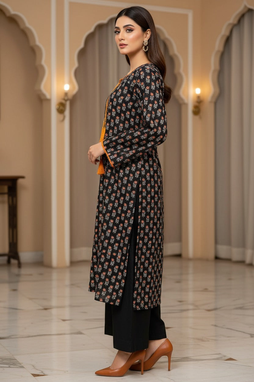 Elegant 2-Piece Trouser Shirt – Premium Lilian Fabric