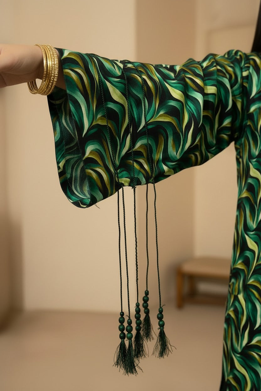 Elegant 2-Piece Printed Shirt with Farshi Shalwar – Premium Lilian Fabric